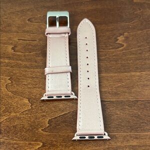 Apple Watch Pink Leather Smartwatch Band